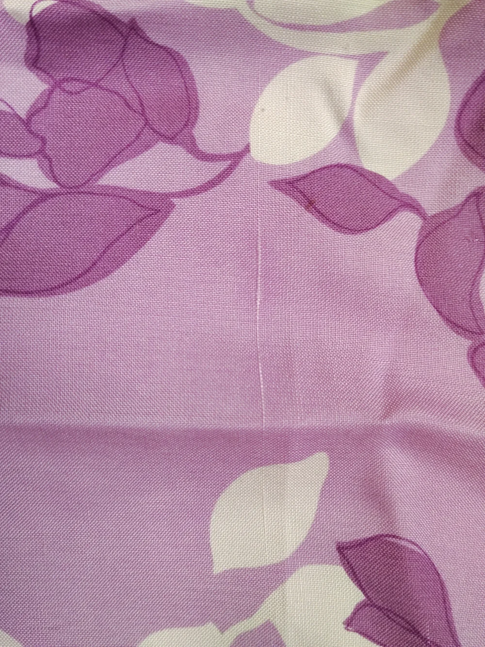 Amanda Smith Floral Pencil Skirt in Lavender and Cream 100%silk Size 12 90s‎